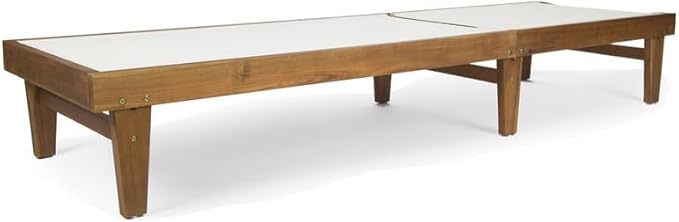 Outdoor Chaise Lounge Chair, Weather-Resistant Reclining Pool Lounger for Patio, Garden, Backyard & Poolside - Photo 5