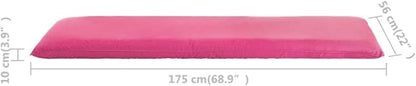 Foldable Sun Lounger,Patio Bed,Outdoor Bed,Garden Lounger,Outdoor Chaise,Lounge Chair,5 Levels Adjustment,Waterproof, Oxford Fabric Pink
