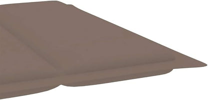 Teak Wood Sun Lounger with Taupe Cushion, Polyester Standard Outdoor Rocking Chair for Patio Garden Relaxation, Durable Weather-Resistant Solid Construction and Comfortable