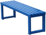 Patio Bench, Metal Steel Outdoor Bench, Weatherproof Metal Bench, for Garden, Patio, Porch, Entryway - Photo 1