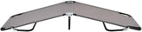 Folding Sun Lounger 22.8"x74.8"x11" Steel Frame 600D Polyester Portable Beach Chair No Assembly Garden Pool Patio - Photo 4