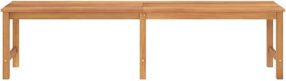 Garden Bench Warm Teak Solid Teak Wood 70.9 in Length Durable,Elegant Solid Teak Outdoor Garden Bench for Patio & Yard Patio Furniture
