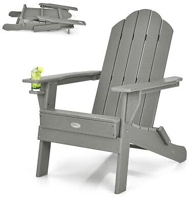 TM Replacement for/Fits Patiojoy Patio Folding Adirondack Chair Weather Resistant Cup Holder Yard Size : 35" x 30.5" x 39"