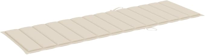Outdoor Sun Lounger with Pull-Out Table, Solid Acacia Wood Reclining Chair - Photo 8