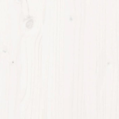 Set of 2 Outdoor Garden Chairs, Solid Pine Wood Patio Furniture with Rustic Design, Comfortable Seating for Backyard, Porch, and Terrace, White