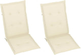 Wooden Rocking Chair with Cream Cushions - Photo 7