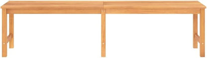 (Fast Delivery) Patio Garden Bench Outdoor Benches - Perfect for The Front Porch,Patio,Deck,Balcony or Backyard Patio Bench 70.9" Solid Teak Wood