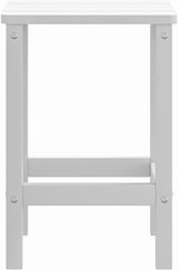 Outdoor Adirondack Side Table, 15x15x18 Inch Square HDPE End Table - Photo 5
