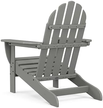 POLYWOOD AD4030PB Classic Outdoor Adirondack Chair, Pacific Blue - Photo 5