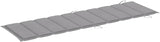 Foldable Sun Lounger Set of 2, Solid Acacia Wood Outdoor Chaise Lounge with Grey Cushions - Photo 8