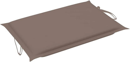 Sunlounger Taupe Solid Acacia Wood Standard Foldable Sunlounger Outdoor Recliner Outdoor Chaise Lounge for Pool Outside