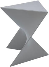LeisureMod 15.75" Triangular Side Table, Stackable Plastic Accent End Table for Indoor & Outdoor Use - Photo 5