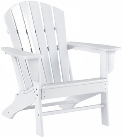 WestinTrends Dylan Outdoor Adirondack Chair (Set of 2), White