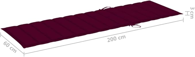 Grey Acacia Wood Outdoor Chaise Lounge 78.7" Long, Multi-Position Reclining Sunlounger with Wheels & Cushion - Photo 7