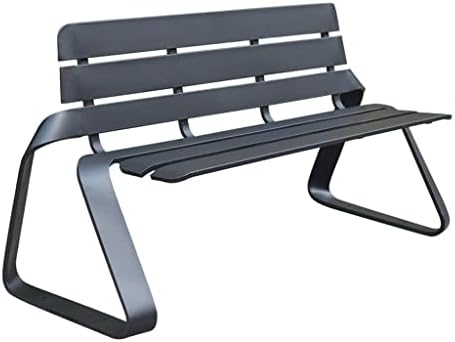 Outdoor Metal Garden Bench - Cast Iron Leisure Seat for Terrace, Park & Beach - Stylish Home Decor - Durable Outdoor Furniture for Relaxation & Enjoyment
