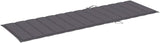 Acacia Wood Sunlounger with Wheels, 78.7"x24.8", Adjustable 30-85°, Weather-Resistant Cushion - Photo 9