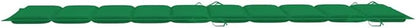 Patio Sun Lounger Green Solid Acacia Wood, Polyester Standard Patio Sunbed Outdoor Lounger for Balcony Yard