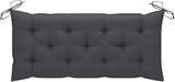 Folding Bench, Patio Bench, Yard Bench, Porch Bench, Park Benches, with Cushion, for The Front Porch, Deck, Balcony - Photo 8