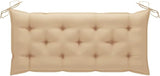 Folding Bench, Patio Bench, Yard Bench, Porch Bench, Park Benches, with Cushion, for The Front Porch, Deck, Balcony - Photo 7