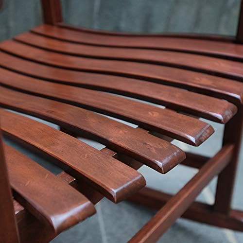 Cambridge Casual Solid Wood Bentley Porch Rocking Chair, Brown