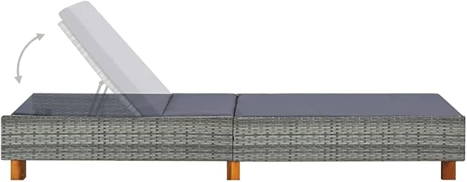 (Fast Delivery) Outdoor Chaise Lounge, Sun Lounger, for Deck, Indoor, Yard, Balcony, Garden - Photo 6