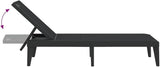 Sun Lounger Chair Outdoor Adjustable Reclining Patio Furniture for Garden Pool Beach - Photo 7