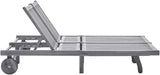 Outdoor 2-Person Sun Lounger with Cushions, Solid Acacia Wood Patio Chaise Lounge - Photo 3