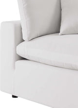 Modway Commix Overstuffed Outdoor Patio Corner Chair in White - Photo 6