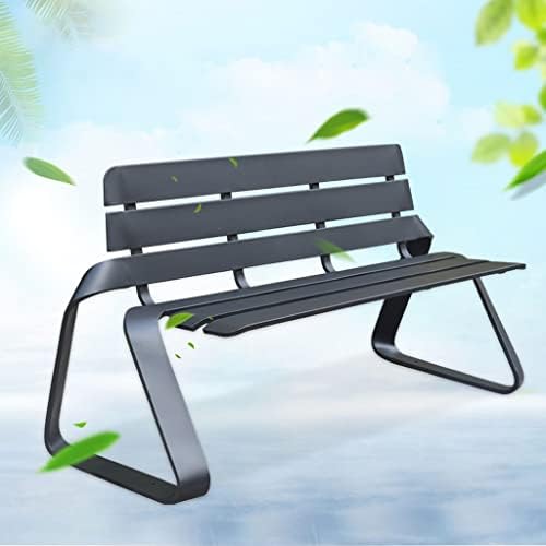 Outdoor Metal Garden Bench - Cast Iron Leisure Seat for Terrace, Park & Beach - Stylish Home Decor - Durable Outdoor Furniture for Relaxation & Enjoyment