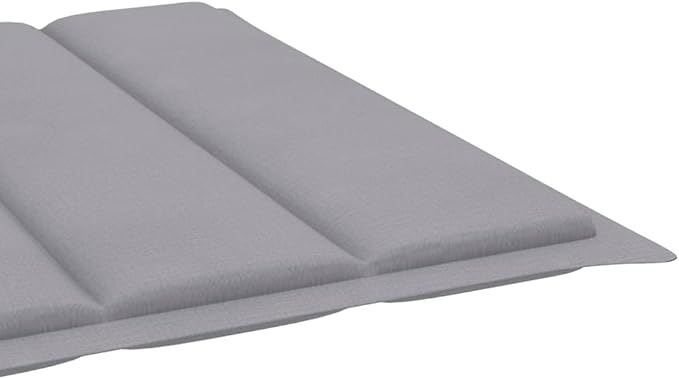 Grey Acacia Wood Outdoor Chaise Lounge Large 78.7" Folding Sunlounger with Wheels Adjustable Backrest Armrest for Patio - Photo 3