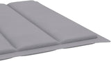 Grey Acacia Wood Outdoor Chaise Lounge Large 78.7" Folding Sunlounger with Wheels Adjustable Backrest Armrest for Patio - Photo 3