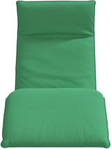 Folding Sun Lounger Green 68.9x21.3x3.3 Oxford Fabric Outdoor Reclining Camping Patio Beach Lawn Chair for Garden Deck - Photo 3