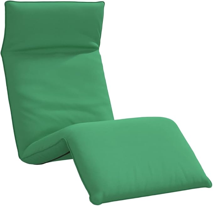 Folding Green Sun Lounger 68.9"x21.3"x3.3", 5-Position Adjustable Reclining Chair, Lightweight Oxford Fabric - Photo 1