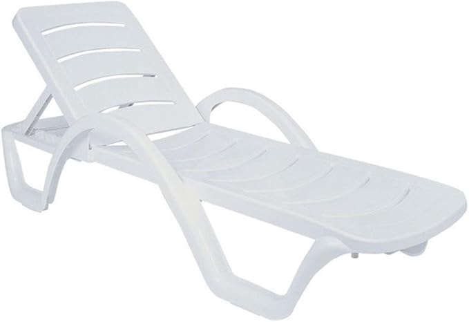 Compamia Sunrise Pool Chaise Lounge in White (Set of 4)