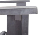 Solid Acacia Wood Adirondack Chair for Outdoor Relaxation - Photo 8