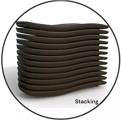 2-Pack All-Weather Grenada Chaise Loungers, Woven Resin (Brown)