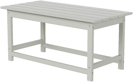 Costaelm Adirondack Conversation Table, HDPE Outdoor Drink Weather Resistant, Outdoor Patio Porch Accent Balcony Table for Pool, Seaside, Backyard, Sand