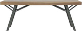 (Fast Delivery) Garden Bench Iron feet Industrial Style Bench Outdoor Seating Furniture Patio Park Outdoor Bench Patio - Photo 3