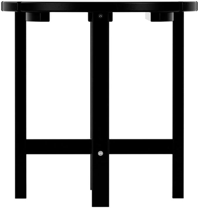 Costaelm Round Outdoor Side Tables, Adirondack Patio Tables for Outside, HDPE Patio End Table Weather Resistant - Photo 6