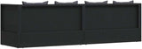 Outdoor Chaise Lounge 78.7x23.6x22.8 in Black Wicker Patio Lounge Chair with Adjustable Backrest & Zippered Cushions - Photo 7