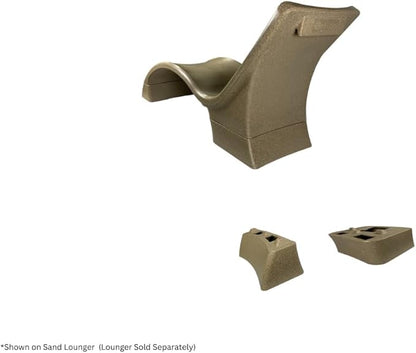 Global Pool Products Lounger Deep Water Kit - Chaise Lounge Chairs Extension - in Pool Elevated Lounger Kit - Sand GPP-LF-DW-S