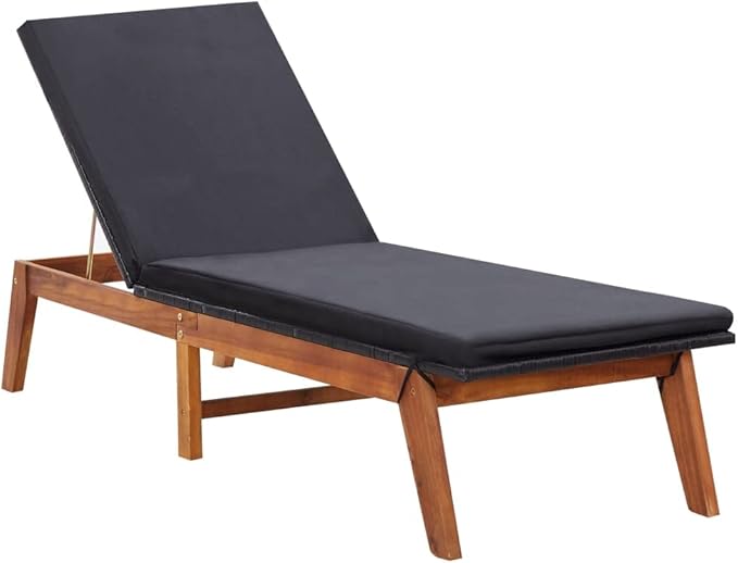 Cushioned Chaise Lounge Set, Adjustable Lounge Chairs for Outdoor Patio, Pool, Garden, Sun Lounger with Cushion - Photo 1