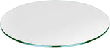 Dulles Glass 45 inch Round Glass Table Top - Tempered - 1/4" Thick Glass Surface, Safe Flat Polished - Photo 1