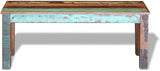 Vintage Reclaimed Wood Garden Bench for Indoor Outdoor Use - Photo 9