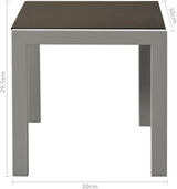 Outdoor Chaise Lounge Beach Lounge Chair Sun Chair Sun Loungers 2 pcs with Table Steel and Textilene Black - Photo 7