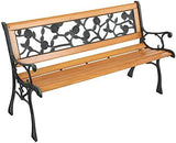 Outdoor Patio Garden Bench, 49" Outdoor Benches Outdoors Seating Patio Seating Benches Poolside, Outside Decor Furniture - Photo 1