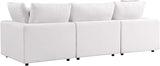 Modway Commix Outdoor Patio Overstuffed Sofa in White - Photo 5