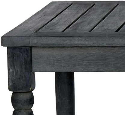 Safavieh Outdoor Collection Oakley Dark Slate Grey Coffee Table