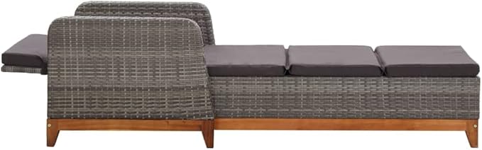 Adjustable Chaise Lounge Chair, Reclining Chair, Patio Chaise Lounge, Great for Outdoor, Poolside, Beach - Photo 6
