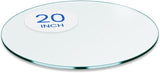 Dulles Glass 20 inch Round Glass Table Top - Tempered - 1/4" Thick Glass Surface, Safe Flat Polished - Photo 1